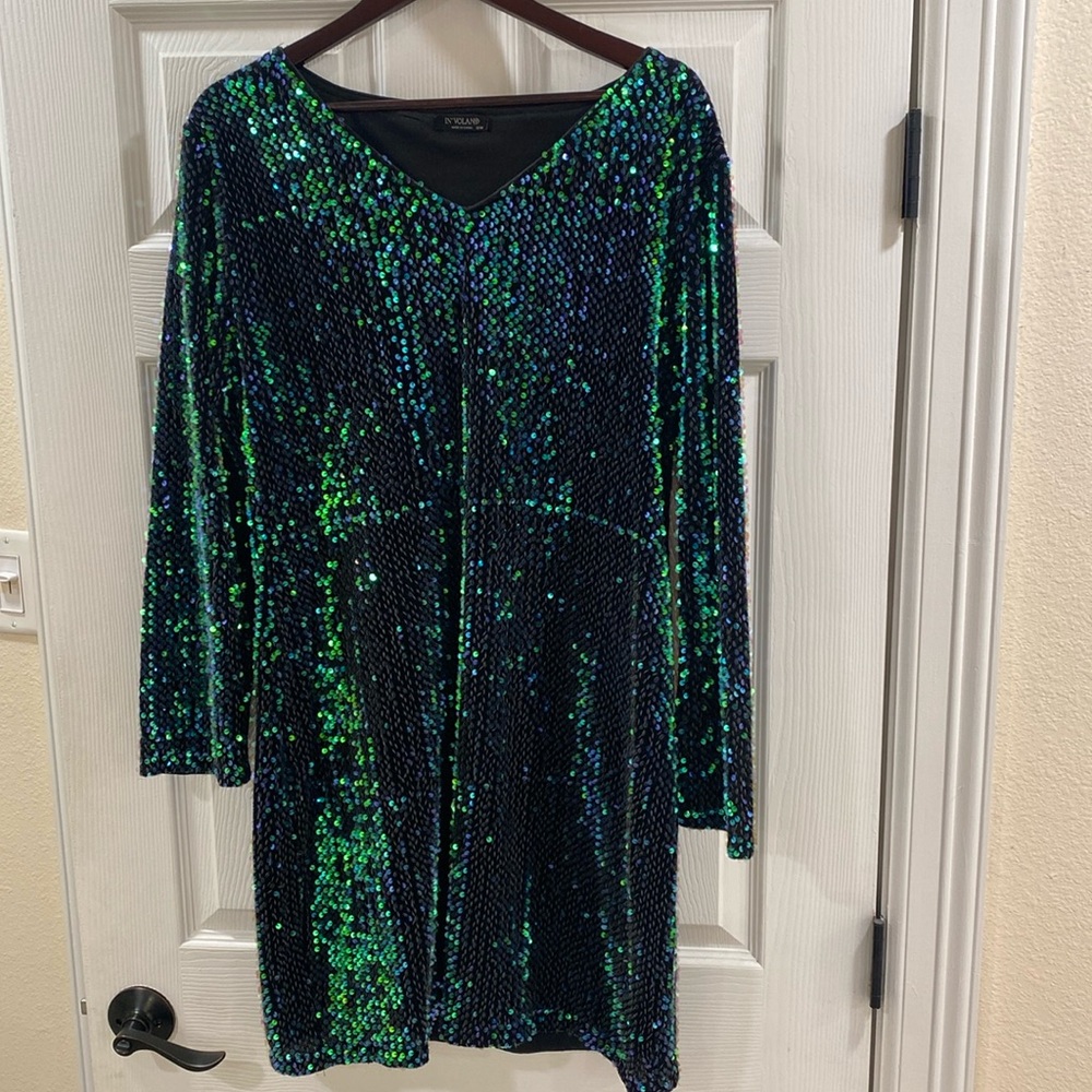 Women’s party sequin dress.  Size 16W